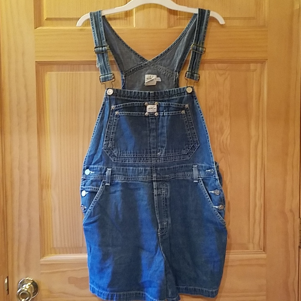 Calvin Klein Denim Bib Shorts